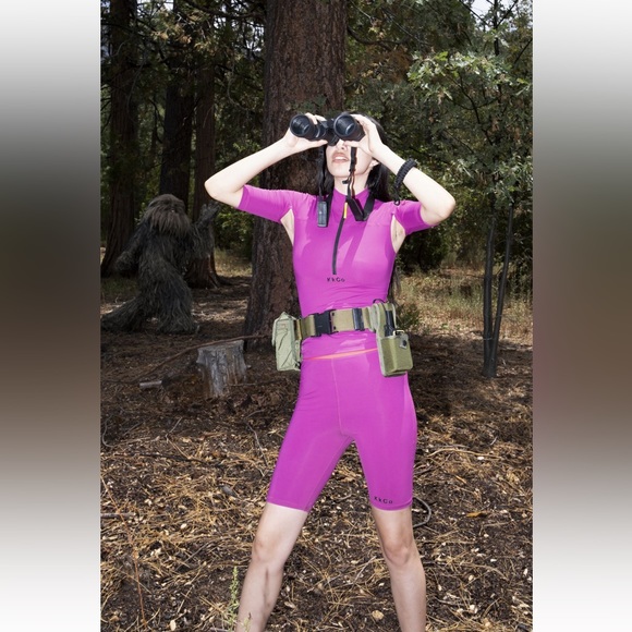 RARE KkCo Outside UO Exclusive Cypress XL Mock Neck Top & Large Biker Short - Picture 1 of 6